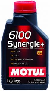 MOTUL 6100 5w30 Synergie+ A3/B4 1л. /Technosynthese®/, масло моторное